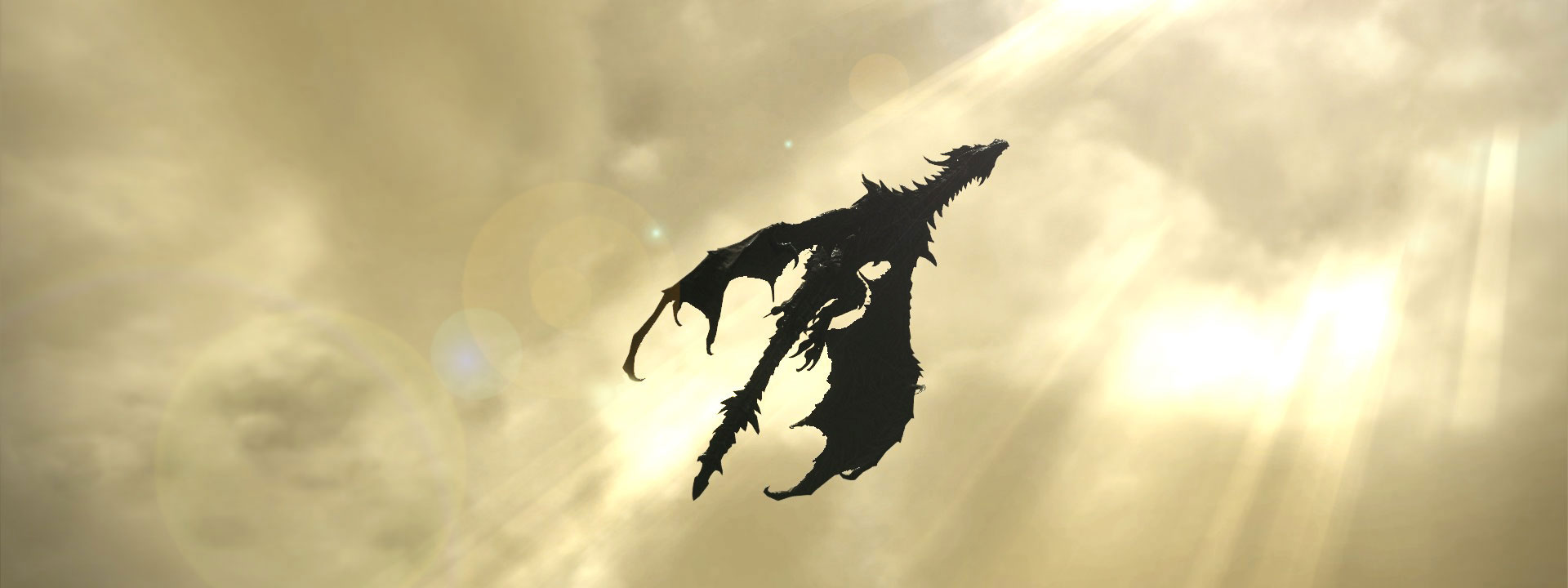 Imagem do podcast 7 da segunda fase de TESTE do RPG Next - Dragão voando conta o sol