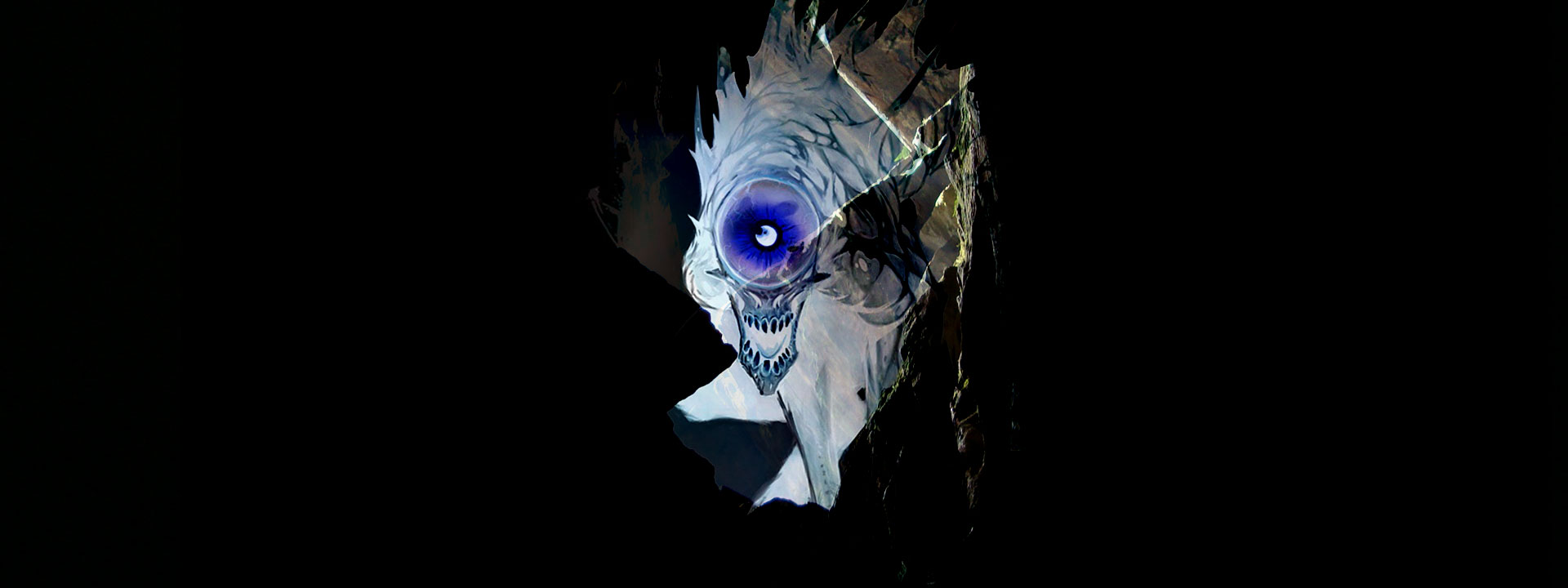 Monstro Nothic escondido na escuridão - Imagem do Tarrasque na Bota 11 - A mina perdida de Phandelver - Episódio 11 - A Fenda Sombria