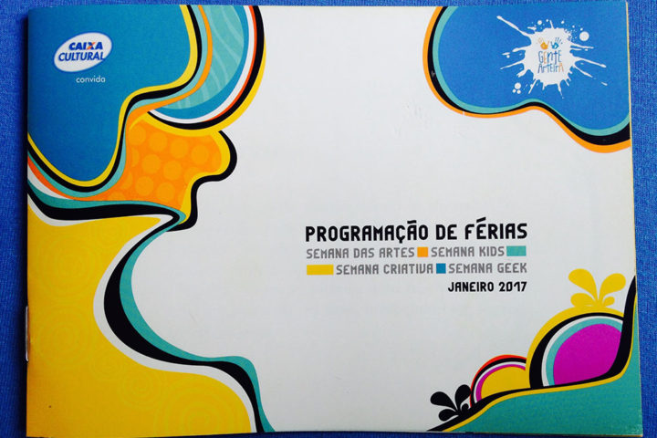 Capa Programação de Férias Caixa Cultural Curitiba