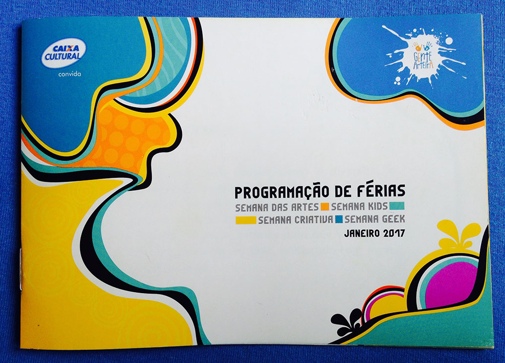 Capa Programação de Férias Caixa Cultural Curitiba