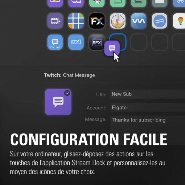 Stream De Stream Deck Elgato XL USB Integrado – 32 Teclas Personalizáveis para ...