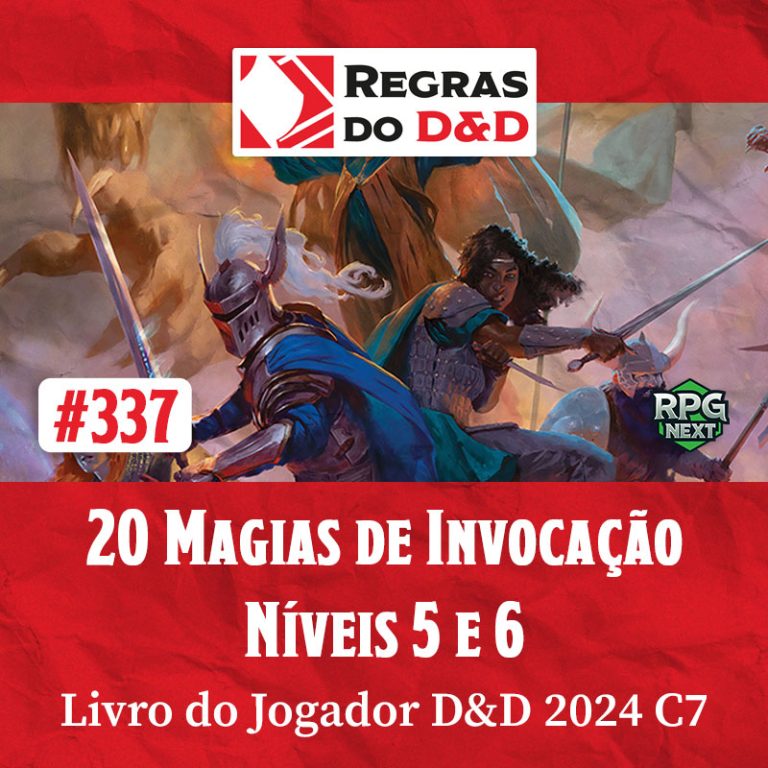 20 Magias de Invocação - Níveis 5 e 6 | Livro do Jogador D&D 2024 C7 ...
