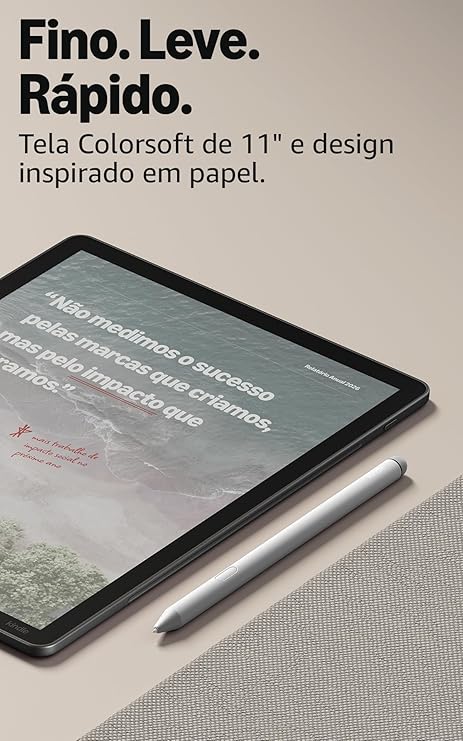 Amazon Kindle Scribe Colorsoft 64GB – Tela colorida de 11" semelhante ao papel, com luz frontal — Fino, leve, potente — Escreva em cadernos, documentos e livros - Grafite - Imagem 3