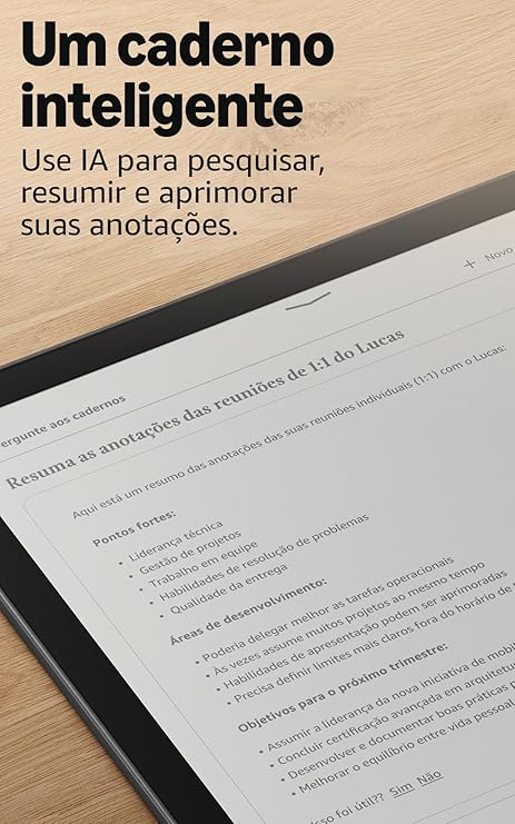 Amazon Kindle Scribe Colorsoft 64GB – Tela colorida de 11" semelhante ao papel, com luz frontal — Fino, leve, potente — Escreva em cadernos, documentos e livros - Grafite - Imagem 6