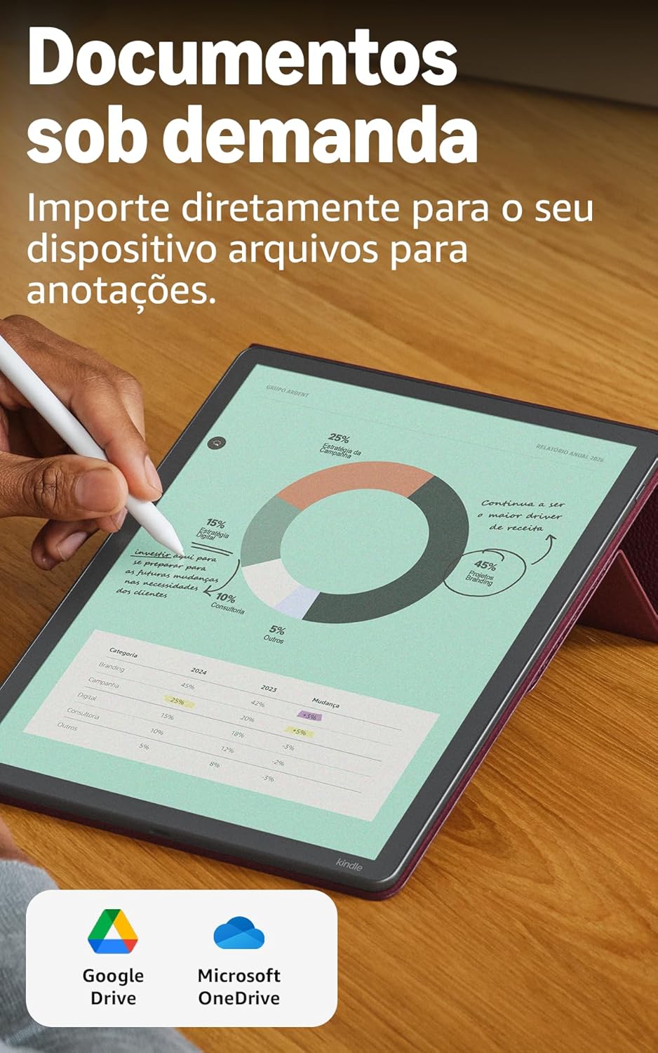 Amazon Kindle Scribe Colorsoft 64GB – Tela colorida de 11" semelhante ao papel, com luz frontal — Fino, leve, potente — Escreva em cadernos, documentos e livros - Grafite - Imagem 7