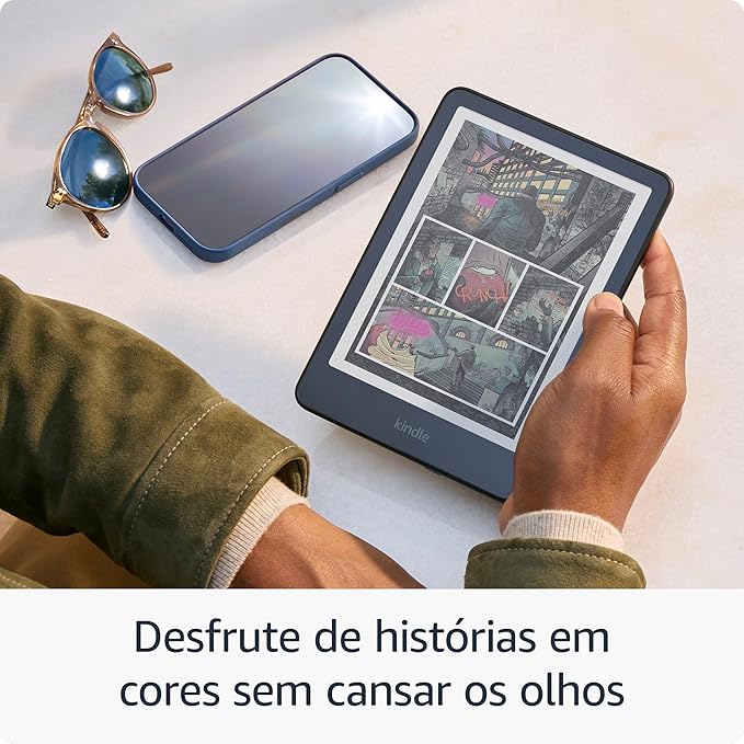 Kindle Colorsoft (16 GB) - Com tela colorida e temperatura de luz ajustável - Cor Preta - Imagem 7