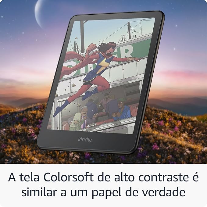 Kindle Colorsoft (16 GB) - Com tela colorida e temperatura de luz ajustável - Cor Preta - Imagem 6