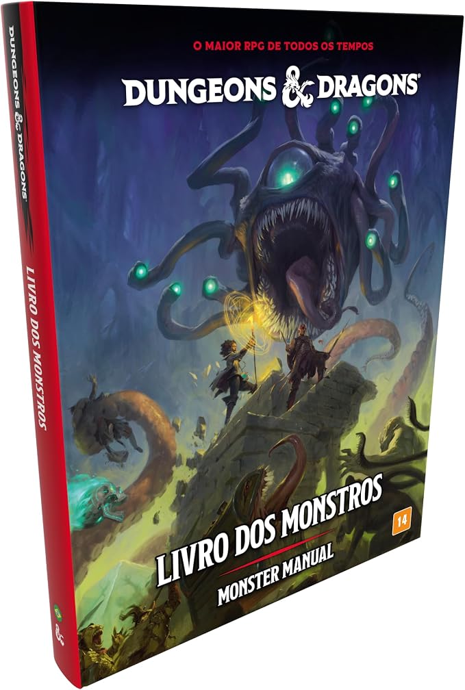 Dungeons & Dragons: Monster Manual - Livro dos Monstros (5.5e), Edição em Português, Livro de RPG