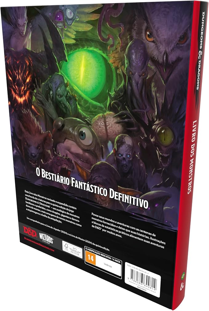 Dungeons & Dragons: Monster Manual - Livro dos Monstros (5.5e), Edição em Português, Livro de RPG - Imagem 4