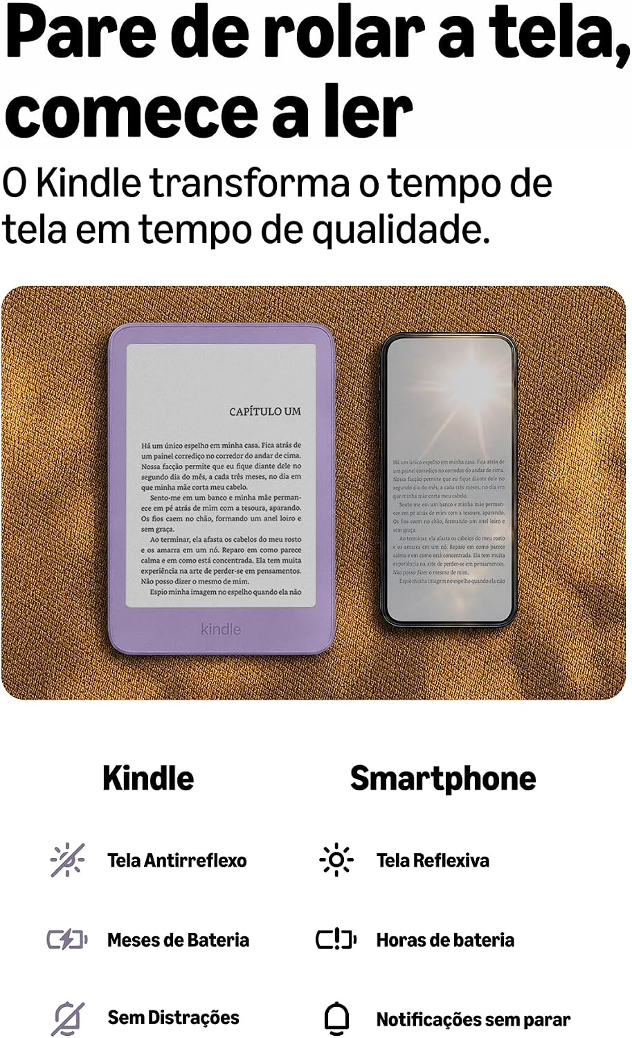 Amazon Kindle 32 GB (modelo 2026-2027) — Tela de 6" com acabamento em alumínio - Imagem 3